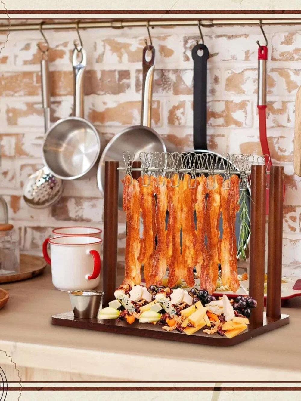 Multipurpose Portable Kitchen Grill Rack – Food Drying, Cooling & Party Utensil